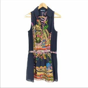 Anthropology Leifnotes silk dress